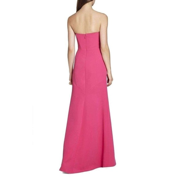BCBGMAXAZRIA hot pink a-line bustier dress - Picture 4 of 5